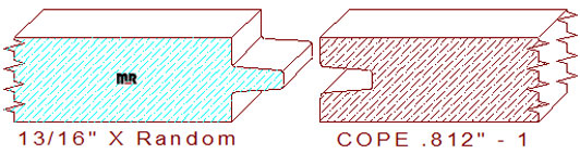 Door Cope & Stick 13/16" - 1