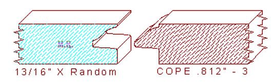 Door Cope & Stick 13/16" - 3