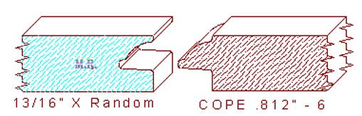 Door Cope & Stick 13/16" - 6