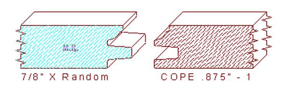 Door Cope & Stick 7/8" - 1 Door Cope & Stick 7/8" - 1