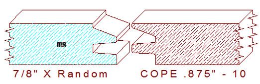 Door Cope & Stick 7/8" - 10