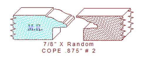 Door Cope & Stick 7/8" - 2 Door Cope & Stick 7/8" - 2