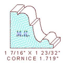 Cornice 1-23/32"