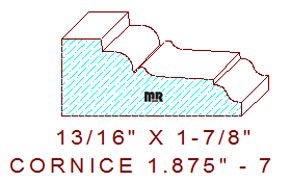 Cornice 1-7/8" - 7 Cornice 1-7/8" - 7