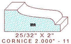 Cornice 2" - 11