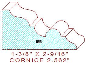 Cornice 2-9/16" 