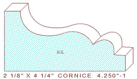 Cornice 4-1/4" - 1