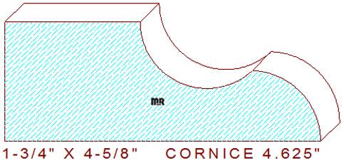 Cornice 4-5/8"