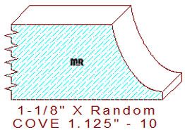 Cove 1-1/8" - 10 Cove 1-1/8" - 10