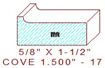 Cove 1-1/2" - 17 Cove 1-1/2" - 17