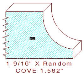 Cove 1-9/16" Cove 1-9/16"