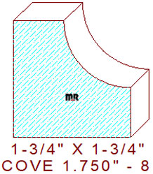 Cove Moulding 1-3/4" - 8