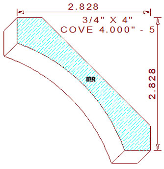 Cove 4" - 5 Cove 4" - 5