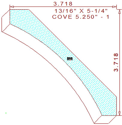 Cove Moulding 5-1/4" - 1