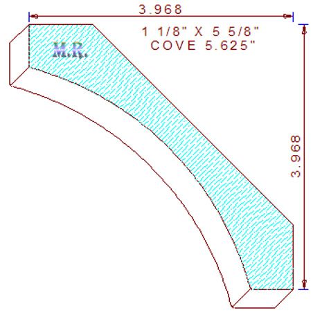 Cove Moulding 5-5/8"