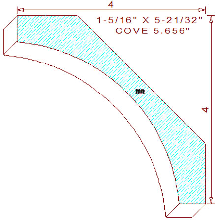 Cove Moulding 5-21/32"