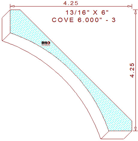 Cove 6" - 3 Cove 6" - 3