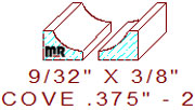 Cove 3/8" - 2 Cove 3/8" - 2
