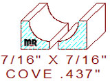 Cove 7/16" Cove 7/16"
