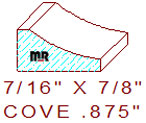 Cove 7/8" Cove 7/8"