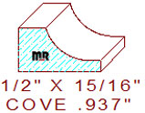 Cove 15/16" Cove 15/16"