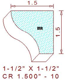Crown 1-1/2" - 10 Crown 1-1/2" - 10