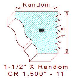 Crown 1-1/2" - 11 Crown 1-1/2" - 11
