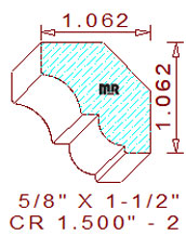 Crown 1-1/2" - 2 Crown 1-1/2" - 2