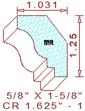 Crown 1-5/8" - 1 Crown 1-5/8" - 1