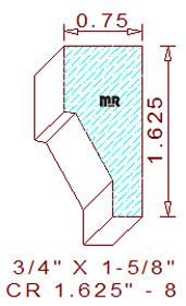 Crown 1-5/8" - 8 Crown 1-5/8" - 8