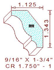 Crown 1-3/4" - 1 Crown 1-3/4" - 1