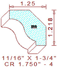 Crown 1-3/4" - 4 Crown 1-3/4" - 4