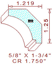 Crown 1-3/4" Crown 1-3/4"