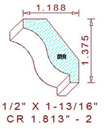 Crown 1-13/16" - 2 Crown 1-13/16" - 2