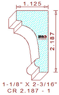 Crown 2-3/16" - 1 Crown 2-3/16" - 1