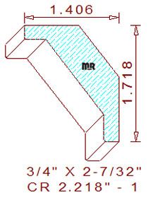 Crown 2-7/32" - 1 Crown 2-7/32" - 1