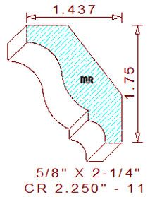 Crown 2-1/4" - 11 Crown 2-1/4" - 11