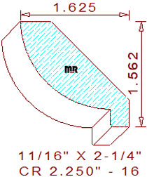 Crown 2-1/4" - 16 Crown 2-1/4" - 16