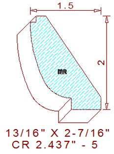 Crown 2-7/16" - 5 Crown 2-7/16" - 5
