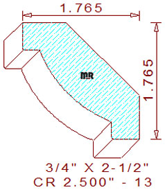 Crown 2-1/2" - 13 Crown 2-1/2" - 13