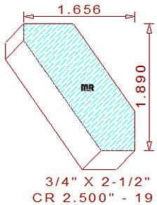 Crown 2-1/2" - 19 Crown 2-1/2" - 19
