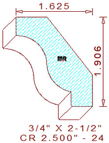 Crown 2-1/2" - 24 Crown 2-1/2" - 24