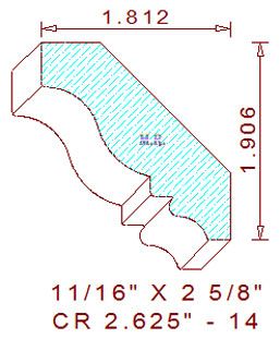 Crown 2-5/8" - 14 Crown 2-5/8" - 14