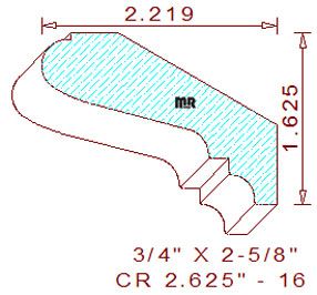 Crown 2-5/8" - 16 Crown 2-5/8" - 16