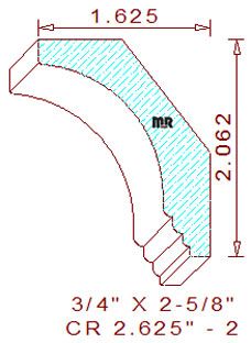 Crown 2-5/8" - 2 Crown 2-5/8" - 2