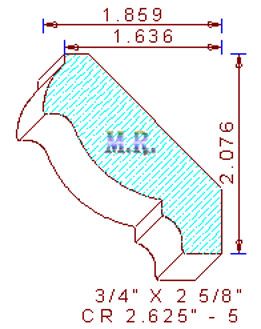Crown 2-5/8" - 5 Crown 2-5/8" - 5