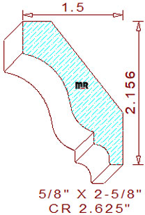 Crown 2-5/8" Crown 2-5/8"
