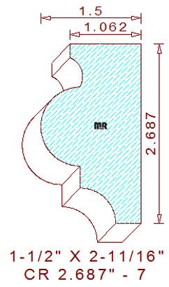 Crown 2-11/16" - 7 Crown 2-11/16" - 7