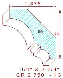 Crown 2-3/4" - 13 Crown 2-3/4" - 13