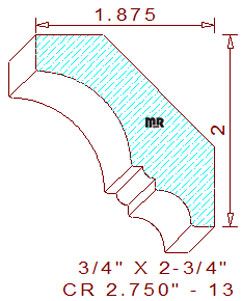 Crown 2-3/4" - 13